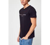 Tommy Hilfiger - Core Tommy Logo Tee Nero - Abbigliamento M Nero
