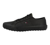 Tommy Hilfiger CORE VULC CLEATED LTH FM0FM04821, Uomo, Nero (Triple Black), 42 EU