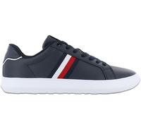 Tommy Hilfiger Corporate Leather Cup Stripes Uomo Scarpe Blu FM0FM04732DW5
