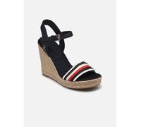 Tommy Hilfiger Corporate Wedge FW0FW07086, Espadrillas con Zeppa Donna, Blu (Space Blue), 38 EU