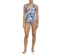 Tommy Hilfiger Costume intero da donna standard, Neo Mint, 48