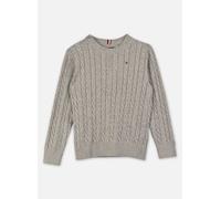 Tommy Hilfiger - Cotton Cable Sweater Grigio - Abbigliamento 8A Grigio