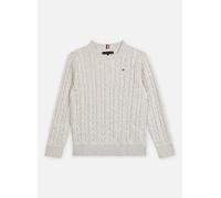 Tommy Hilfiger - Cotton Cable Sweater KB0KB09753 Grigio - Abbigliamento 8A Grigio