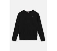 Tommy Hilfiger - Cotton Cable Sweater KB0KB09753 Nero - Abbigliamento 8A Nero