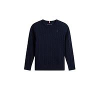 Tommy Hilfiger Cotton Cable Sweater Kb0kb09753 Pullover Bambini e Ragazzi