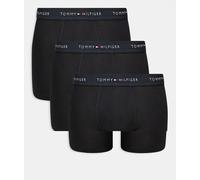 Tommy Hilfiger - Cotton Essentials - Confezione da 3 boxer neri-Nero S