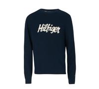 Tommy Hilfiger - Cotton Graphic Crew Neck - - Knitwear - Uomo - Blu - L