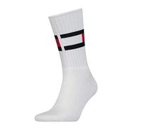 Tommy Hilfiger CREW SOCK, Calzini, Uomo, Blanco (White), 39-42