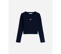 Tommy Hilfiger Crop Rib Knit Jr - T-shirt - Blu nd_16