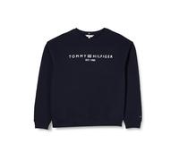 Tommy Hilfiger CRV MDRN Reg Corp Logo SWTSHRT WW0WW41722 Felpe, Blu (Desert Sky), 46 Donna