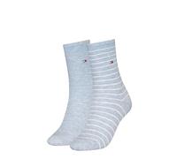 Tommy Hilfiger Damen Small Stripe Women's Socks (2 Pack) Socken (2er Pack)