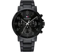Tommy Hilfiger Daniel 1710383 Orologio Uomo Cronografo Nero Acciaio Inossidabile