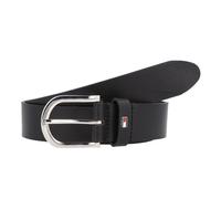Tommy Hilfiger Cintura Danny in pelle nera 75 cm