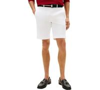 Tommy Hilfiger Denton 9.5" Ess Twill W/Belt Mw0mw42349 Altri Pantaloncini, White (TH Optic White), 32W Uomo