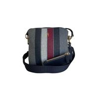 Tommy Hilfiger Distinct - Borsa a tracolla, colore: Grigio, grigio.