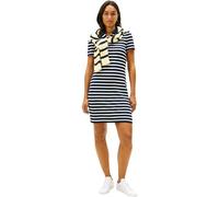 Tommy Hilfiger Donna Abito a Polo 1985 Pique Slim Fit, Blu (Dark Night Navy/Ecru STP), XL