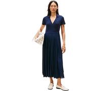 Tommy Hilfiger Donna Abito a Polo 1985 Pleated Wrap da Legare, Blu (Dark Night Navy), M