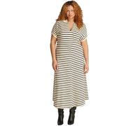 Tommy Hilfiger Donna Abito a Polo Lyocell Lunghezza Midi, Multicolore (Calico/Dark Night Navy Stp), 58