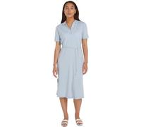 Tommy Hilfiger Donna Abito a Polo Midi Dress Maniche Corte