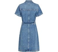 Tommy Hilfiger Donna Abito in Jeans Knee Belted Ali Maniche Corte