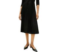 Tommy Hilfiger Donna Abito Slim Rib Mix Midi, Nero (Black), M