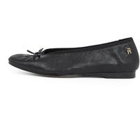 Tommy Hilfiger Donna Ballerine Soft Leather con Fiocco, Nero (Black), 40