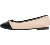 Tommy Hilfiger Donna Ballerine Toe cap in Pelle, Beige (Misty Blush), 38