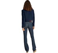 Tommy Hilfiger Donna Blazer Corto Gold Button con Chiusura a Bottoni, Blu (Dark Night Navy), 44