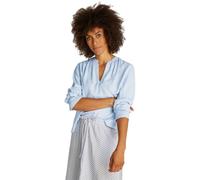 Tommy Hilfiger Donna Blusa Soft Viscose con Scollo a V