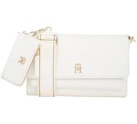 Tommy Hilfiger Donna Borsa a Tracolla Joy Crossover Tracolla Larga, Bianco (Ecru), Taglia Unica