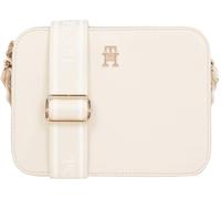 Tommy Hilfiger Donna Borsa a Tracolla Logotape Camera Bag Tracolla Larga, Beige (Sugarcane), Taglia Unica