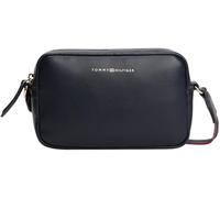 Tommy Hilfiger Donna Borsa a Tracolla Logotape Camera con Zip, Blu (Space Blue), Taglia Unica