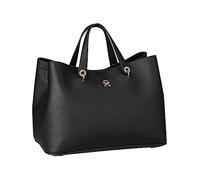 Tommy Hilfiger Emblem Borsa shopper 38 cm nero