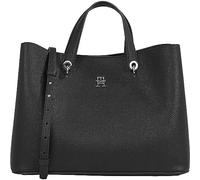 Tommy Hilfiger per donna. AW0AW15177 Borsa a tracolla TH Emblem nera (OSFA), Nero, Casual, Poliuretano