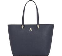 Tommy Hilfiger Donna Borsa Tote Bag Emblem Grande, Blu (Space Blue), Taglia Unica