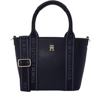 Tommy Hilfiger Donna Borsa Tote Bag Mini Logotape Piccola, Blu (Space Blue), Taglia Unica