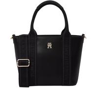 Tommy Hilfiger Donna Borsa Tote Bag Mini Logotape Piccola, Nero (Black), Taglia Unica