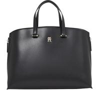 Tommy Hilfiger Donna Borsa Tote Bag Modern con Scomparti, Nero (Black), Taglia Unica