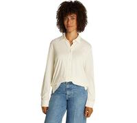 Tommy Hilfiger Donna Camicia Casual Regular Fit, Beige (Calico), M