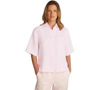Tommy Hilfiger Donna Camicia Linen Relaxed Maniche Corte