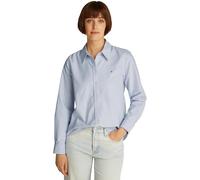Tommy Hilfiger Donna Camicia Oxford Relaxed Fit, Blu (Classic Ithaca STP Mid Blue), 54