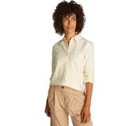 Tommy Hilfiger Donna Camicia Oxford Relaxed Fit, Giallo (Lemon Zest), 48