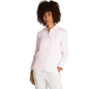 Tommy Hilfiger Donna Camicia Poplin Regular Fit, Rosa (Light Pink), 44