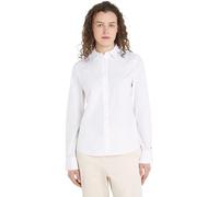 Tommy Hilfiger Women's Ess Poplin Regular Shirt L/S Shirt, TH Optic White, 36