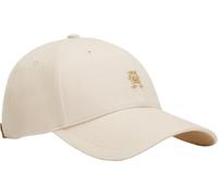 Tommy Hilfiger Donna Cappellino Elevated Chic con Logo, Beige (Classic Beige), Taglia Unica