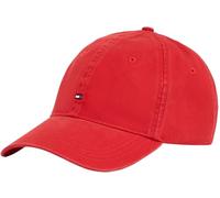 Tommy Hilfiger Donna Cappellino Essential Flag Soft in Cotone, Multicolore (Medium Red), Taglia Unica