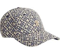 Tommy Hilfiger Donna Cappellino Monogram con Stampa Monogramma, Blu (Space Blue), Taglia Unica