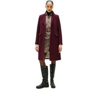 Tommy Hilfiger Donna Cappotto Classic Wool Monopetto, Rosso (Deep Burgundy), 44