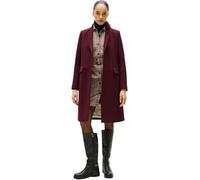 Tommy Hilfiger Donna Cappotto Classic Wool Monopetto, Rosso (Deep Burgundy), 48