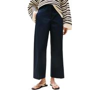 Tommy Hilfiger Donna Chino Cotton Ankle Wide Leg, Blu (Dark Night Navy), 40